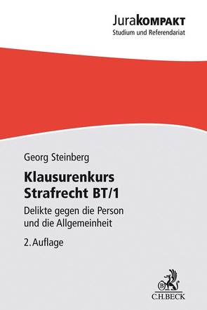 Klausurenkurs Strafrecht BT/1 von Steinberg,  Georg