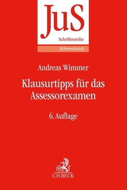 Klausurtipps für das Assessorexamen von Wimmer,  Andreas