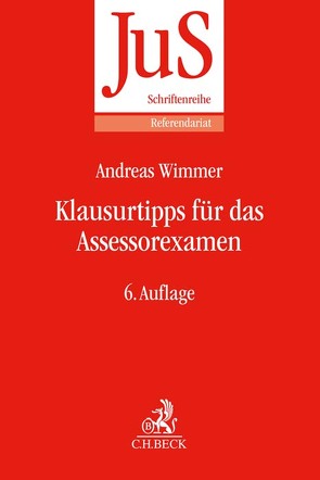 Klausurtipps für das Assessorexamen von Wimmer,  Andreas