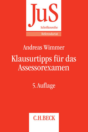 Klausurtipps für das Assessorexamen von Wimmer,  Andreas