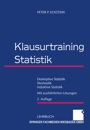 Klausurtraining Statistik von Eckstein,  Peter P.