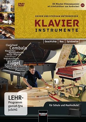 Klavierinstrumente DVD von Unterberger,  Kerem, Unterberger,  Stephan