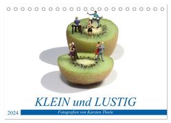 KLEIN und LUSTIG (Tischkalender 2024 DIN A5 quer), CALVENDO Monatskalender von Thiele,  Karsten