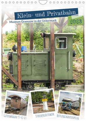 Klein- und Privatbahn Museum Gramzow (Wandkalender 2023 DIN A4 hoch) von Artist Design,  Magik, Gierok-Latniak,  Steffen