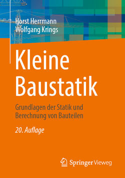 Kleine Baustatik von Herrmann,  Horst, Krings,  Wolfgang