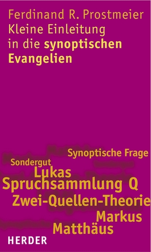 Kleine Einleitung in die synoptischen Evangelien von Prostmeier,  Ferdinand R