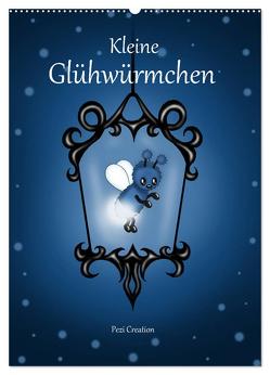 Kleine Glühwürmchen (Wandkalender 2024 DIN A2 hoch), CALVENDO Monatskalender von Creation / Petra Haberhauer,  Pezi