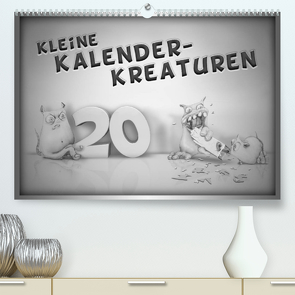Kleine Kalender-Kreaturen (Premium, hochwertiger DIN A2 Wandkalender 2023, Kunstdruck in Hochglanz) von Artmosphere