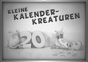 Kleine Kalender-Kreaturen (Wandkalender 2019 DIN A2 quer) von Artmosphere