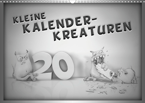 Kleine Kalender-Kreaturen (Wandkalender 2020 DIN A3 quer) von Artmosphere