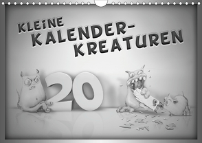 Kleine Kalender-Kreaturen (Wandkalender 2020 DIN A4 quer) von Artmosphere