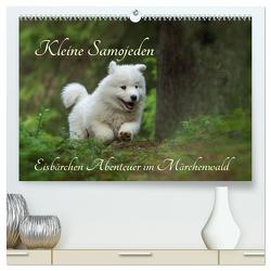 Kleine Samojeden – Eisbärchen Abenteuer im Märchenwald (hochwertiger Premium Wandkalender 2024 DIN A2 quer), Kunstdruck in Hochglanz von Pelzer / www.Pelzer-Photography.com,  Claudia