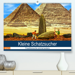 Kleine Schatzsucher – Fossiliensuche einmal anders (Premium, hochwertiger DIN A2 Wandkalender 2023, Kunstdruck in Hochglanz) von Bartruff,  Thomas