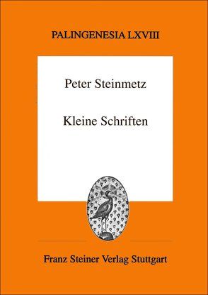 Kleine Schriften von Koster,  Severin, Steinmetz,  Peter