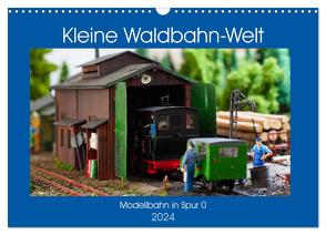 Kleine Waldbahn-Welt – Modellbahn in Spur 0 (Wandkalender 2024 DIN A3 quer), CALVENDO Monatskalender von Hegerfeld-Reckert,  Anneli