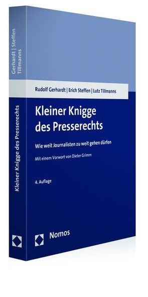 Kleiner Knigge des Presserechts von Gerhardt,  Rudolf, Steffen,  Erich, Tillmanns,  Lutz