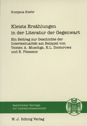 Kleists Erzählungen in der Literatur der Gegenwart von Kiefer,  Rumjana