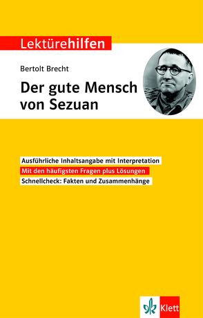 Klett Lektürehilfen Bertolt Brecht, Der gute Mensch von Sezuan von Müller,  Solvejg