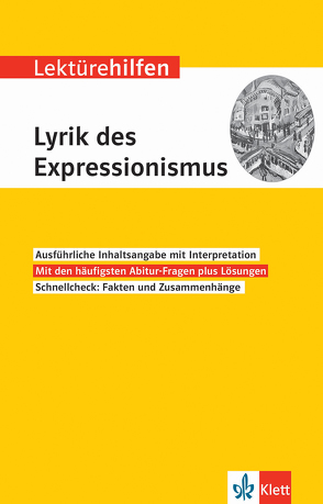 Klett Lektürehilfen Lyrik des Expressionismus