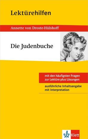 Klett Lektürehilfen Annette von Droste-Hülshoff „Die Judenbuche“ von Becker,  Herbert