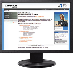 KLIMASCHUTZdigital – Jahresabonnement von Erich Schmidt Verlag GmbH & Co. KG