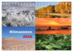 Klimazonen 2024 (Tischkalender 2024 DIN A5 quer), CALVENDO Monatskalender von Gillner,  Martin