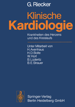 Klinische Kardiologie von Avenhaus,  H., Riecker,  G.