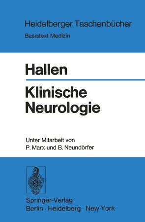 Klinische Neurologie von Hallen,  O., Marx,  P., Neundörfer,  B.