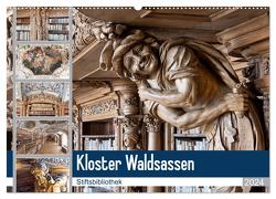 Kloster Waldsassen Stiftsbibliothek (Wandkalender 2024 DIN A2 quer), CALVENDO Monatskalender von Schmidt,  Bodo