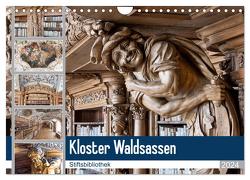 Kloster Waldsassen Stiftsbibliothek (Wandkalender 2024 DIN A4 quer), CALVENDO Monatskalender von Schmidt,  Bodo