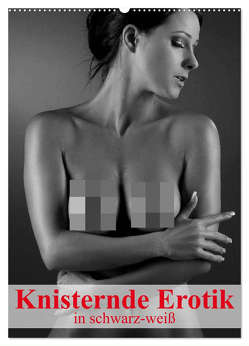 Knisternde Erotik in schwarz-weiß (Wandkalender 2024 DIN A2 hoch), CALVENDO Monatskalender von Stanzer,  Elisabeth