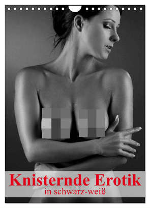 Knisternde Erotik in schwarz-weiß (Wandkalender 2024 DIN A4 hoch), CALVENDO Monatskalender von Stanzer,  Elisabeth