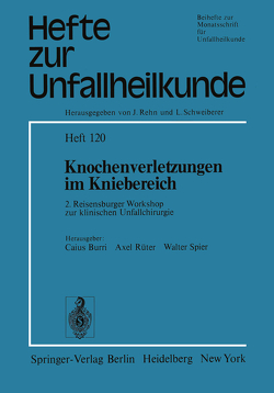 Knochenverletzungen im Kniebereich von Burri,  C., Rüter,  A., Spier,  W.