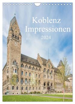 Koblenz Impressionen (Wandkalender 2024 DIN A4 hoch), CALVENDO Monatskalender von Stock,  pixs:sell@Adobe