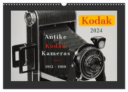 KODAK Antike Kameras 1912 – 1968 (Wandkalender 2024 DIN A3 quer), CALVENDO Monatskalender von Fraatz,  Werner Plösser,  Barbara