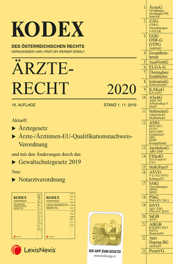 KODEX Ärzterecht 2020 von Doralt,  Werner, Stärker,  Lukas
