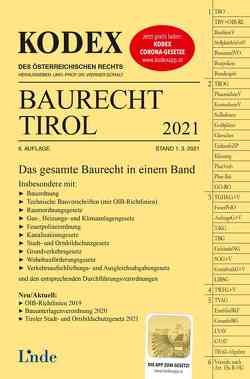 KODEX Baurecht Tirol 2021 von Doralt,  Werner, Gstir,  Barbara