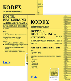 KODEX Doppelbesteuerung 2023 von Doralt,  Werner, Herdin-Winter,  Judith, Schmidjell-Dommes,  Sabine