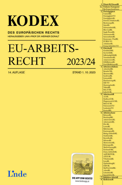 KODEX EU-Arbeitsrecht 2023/24 von Doralt,  Werner, Dori,  Valerie, Schmid,  Andreas