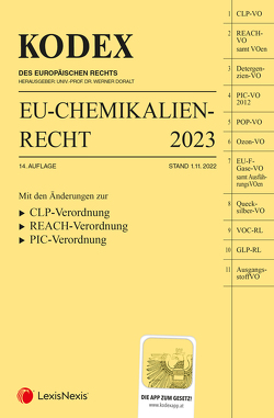KODEX EU-Chemikalienrecht 2023 – inkl. App von Doralt,  Werner, Weinberger,  Franz