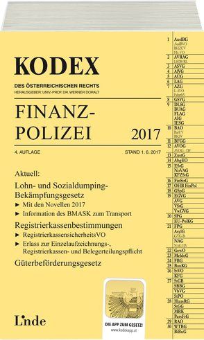 KODEX Finanzpolizei 2017 von Doralt,  Werner, Lehner,  Wilfried