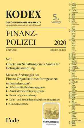 KODEX Finanzpolizei 2020 von Doralt,  Werner, Lehner,  Wilfried