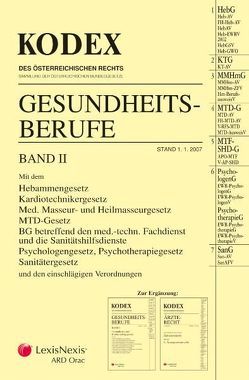 KODEX Gesundheitsberufe II von Doralt,  Werner, Hausreither,  Meinhild