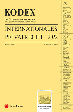 KODEX Internationales Privatrecht 2023 – inkl. App von Cap,  Verena, Doralt,  Werner