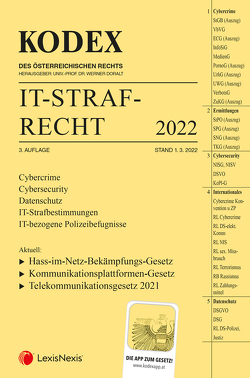 KODEX IT-Strafrecht 2022 – inkl. App von Doralt,  Werner, Reindl-Krauskopf,  Susanne, Salimi,  Farsam