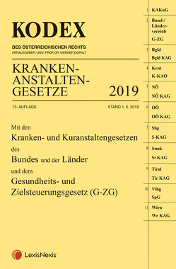 KODEX Krankenanstaltengesetze 2019 von Doralt,  Werner, Steiner,  Peter