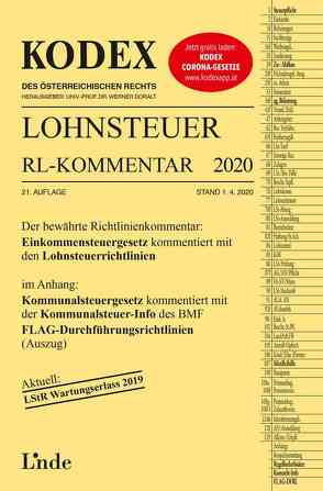 KODEX Lohnsteuer Richtlinien-Kommentar 2020 von Doralt,  Werner, Hofbauer,  Josef