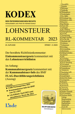 KODEX Lohnsteuer Richtlinien-Kommentar 2023 von Doralt,  Werner, Seebacher,  Michael