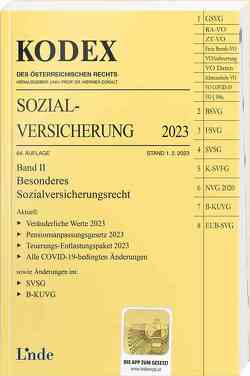 KODEX Sozialversicherung 2023, Band II von Brameshuber,  Elisabeth, Doralt,  Werner