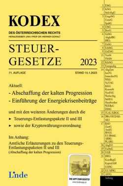KODEX Steuergesetze 2023 von Bodis,  Andrei, Doralt,  Werner